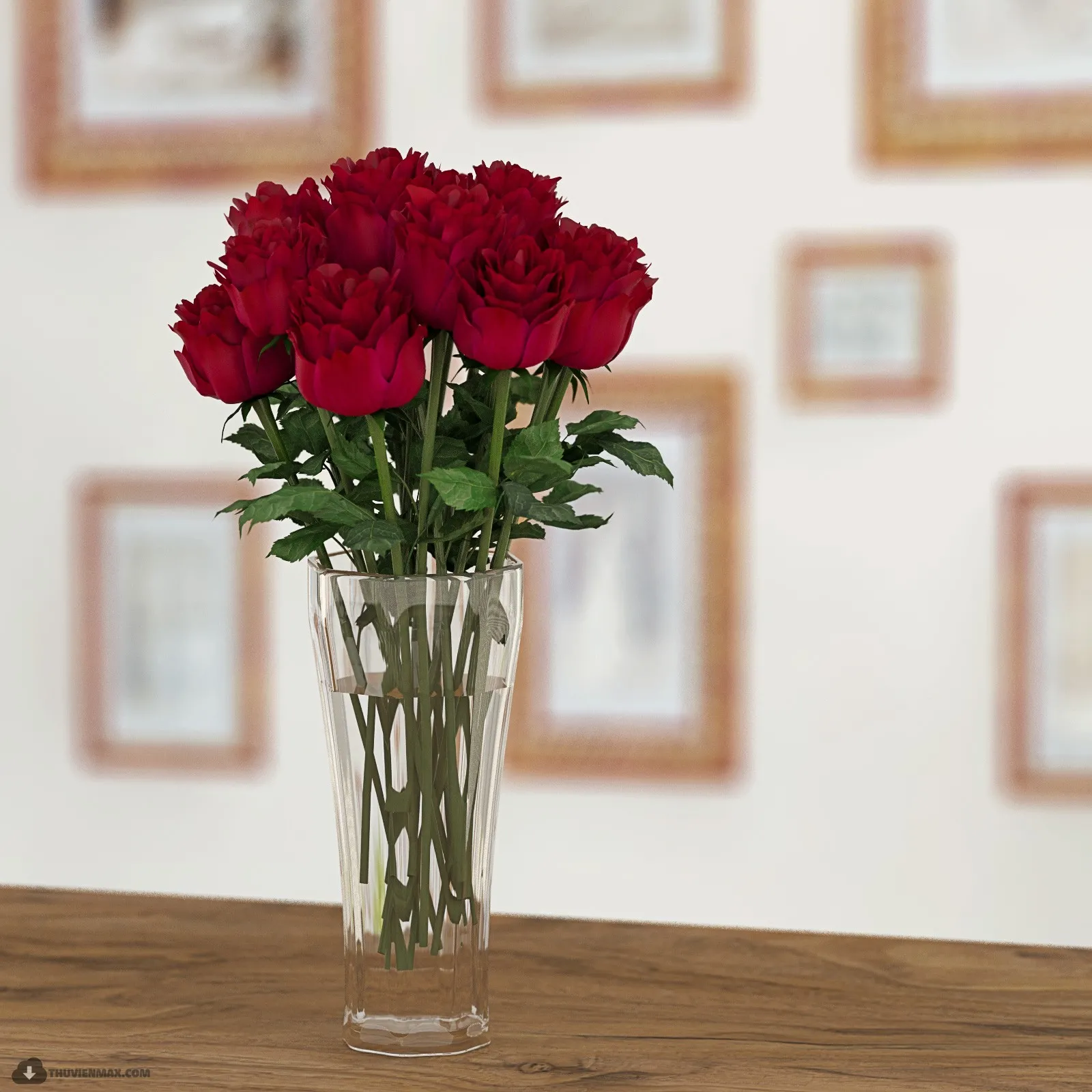 FLOWER – 3DMODEL – VASE – 412