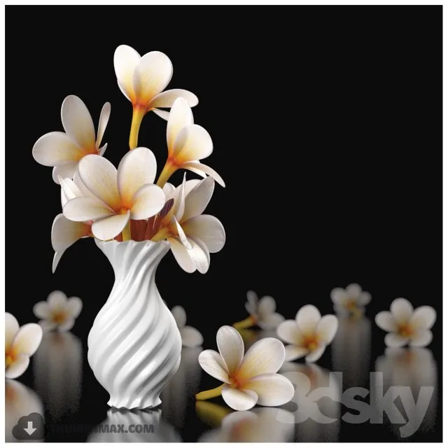 FLOWER – 3DMODEL – VASE – 430