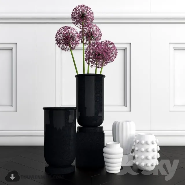 FLOWER – 3DMODEL – VASE – 547