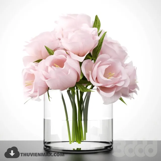 FLOWER – 3DMODEL – VASE – 639