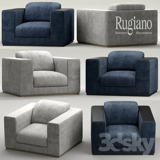 FURNITURE – ARMCHAIR 3D MODELS – 637