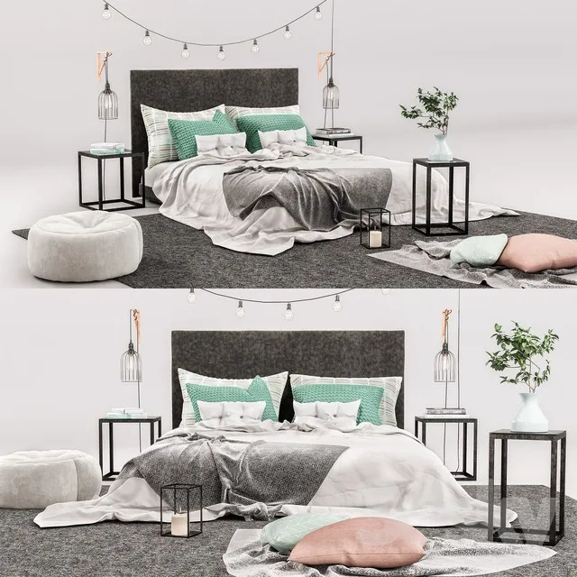 FURNITURE – BED 3D MODELS – 106