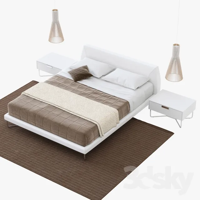 FURNITURE – BED 3D MODELS – 392