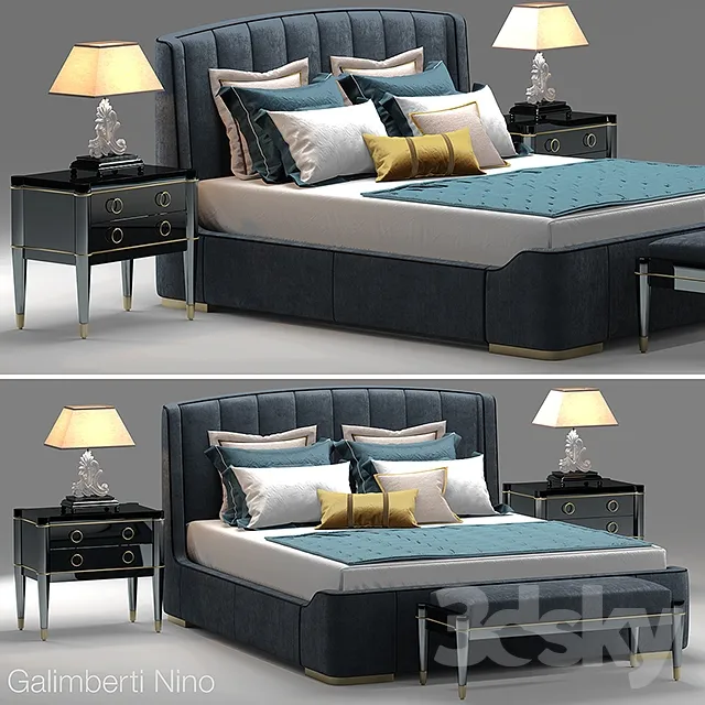 FURNITURE – BED 3D MODELS – 403