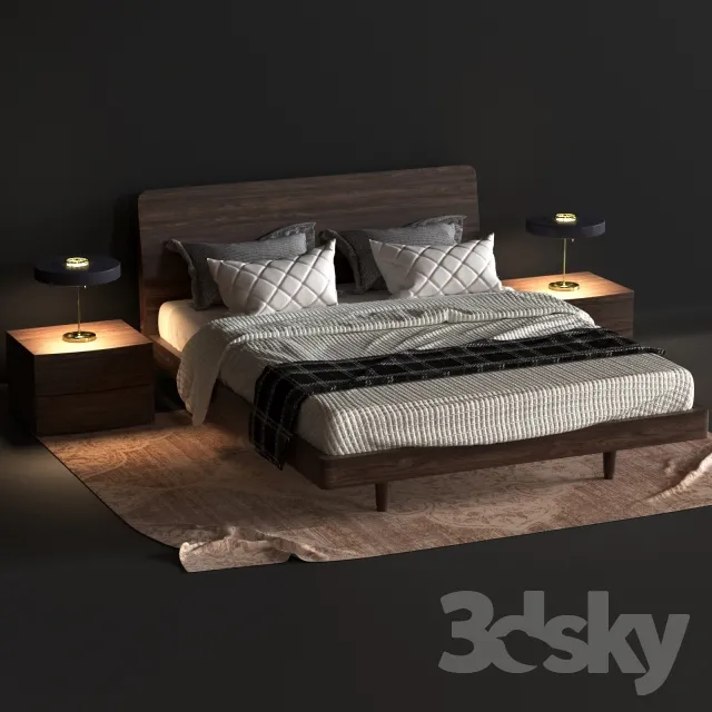 FURNITURE – BED 3D MODELS – 412