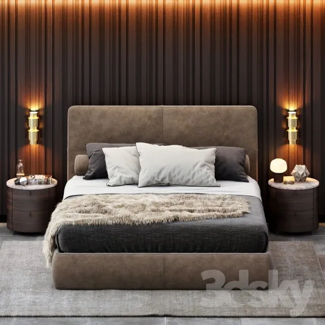 FURNITURE – BED 3D MODELS – 458