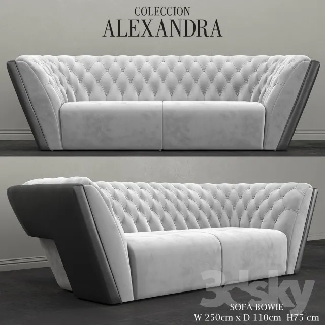 SOFA BOWIE by COLECCION ALEXANDRA 3DS Max - thumbnail 3