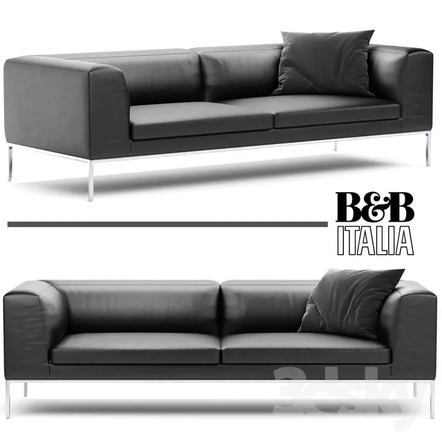 Sofa MICHEL B & B Italia 3DS Max - thumbnail 3