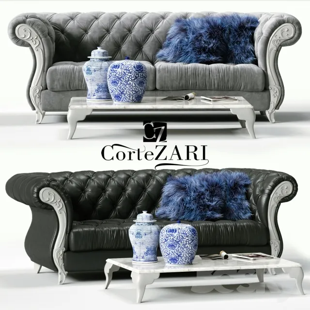 CorteZARI GABRIEL Sofa 3DS Max - thumbnail 3