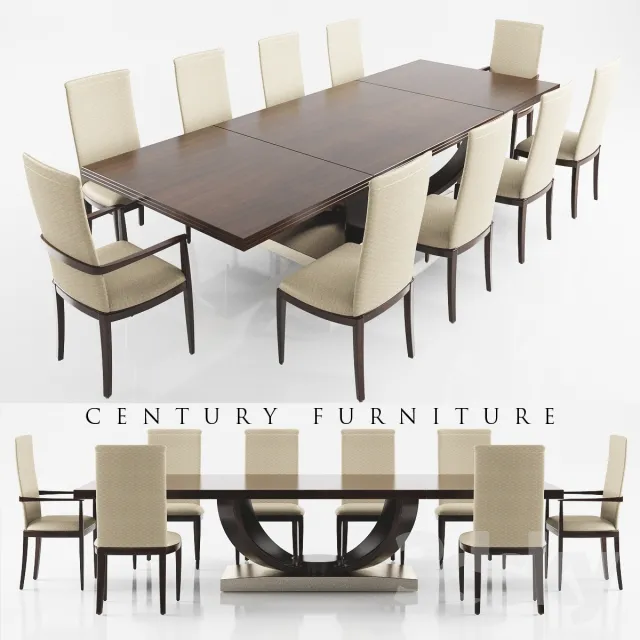 FURNITURE – TABLE AND CHAIRS 3D MODELS – 216