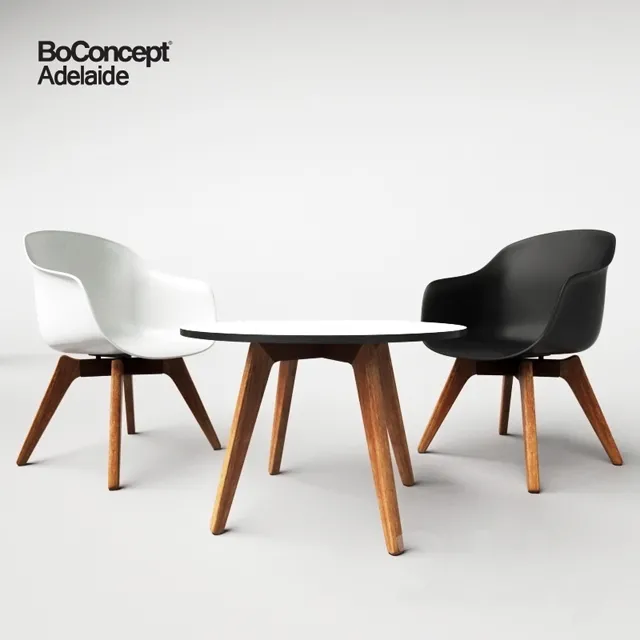FURNITURE – TABLE AND CHAIRS 3D MODELS – 226