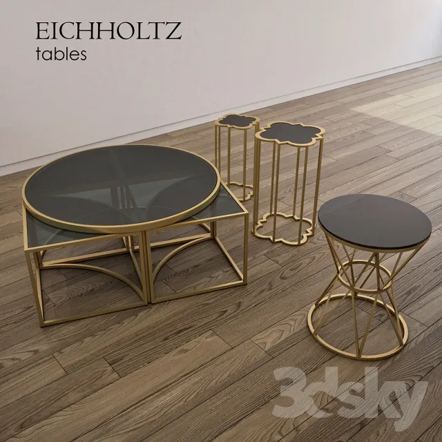 FURNITURE – TABLE AND CHAIRS 3D MODELS – 252