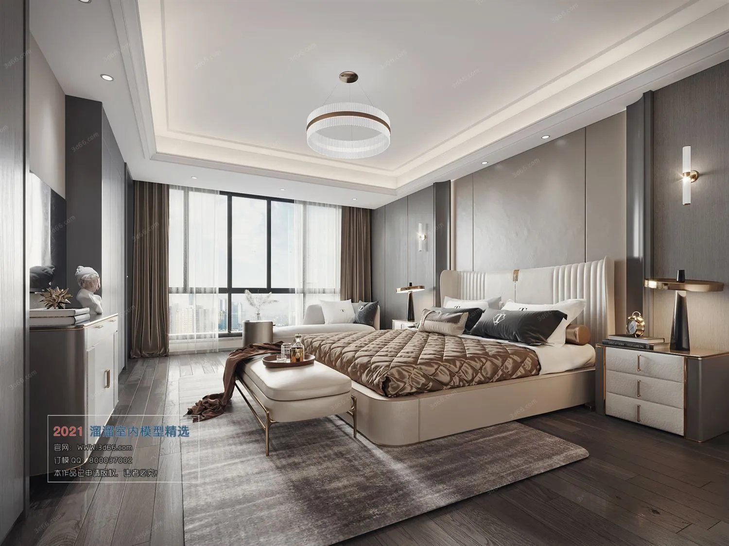 BEDROOM – A009-Modern style-Corona model