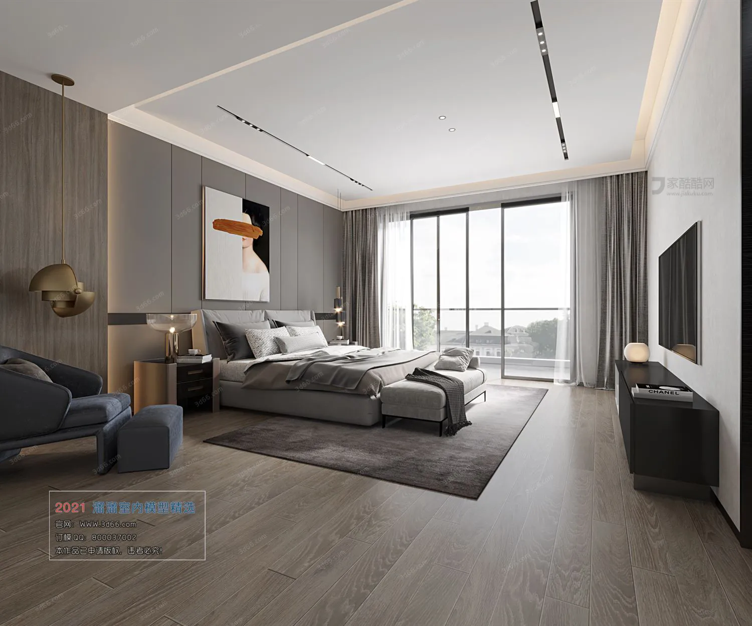 BEDROOM – A019-Modern style-Corona model