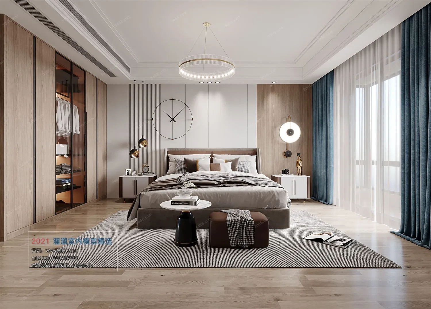 BEDROOM – A043-Modern style-Corona model