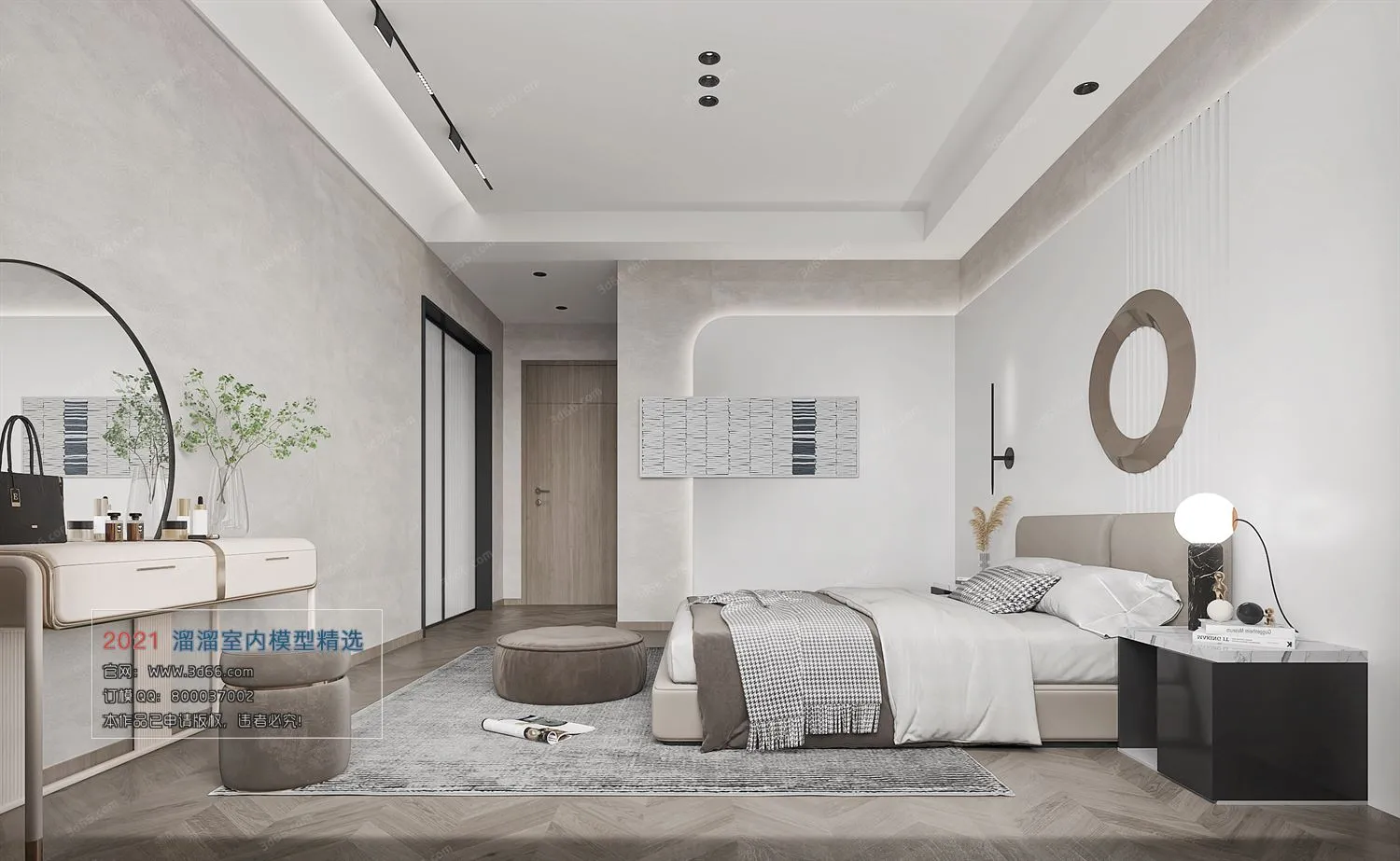 BEDROOM – A057-Modern style-Corona model