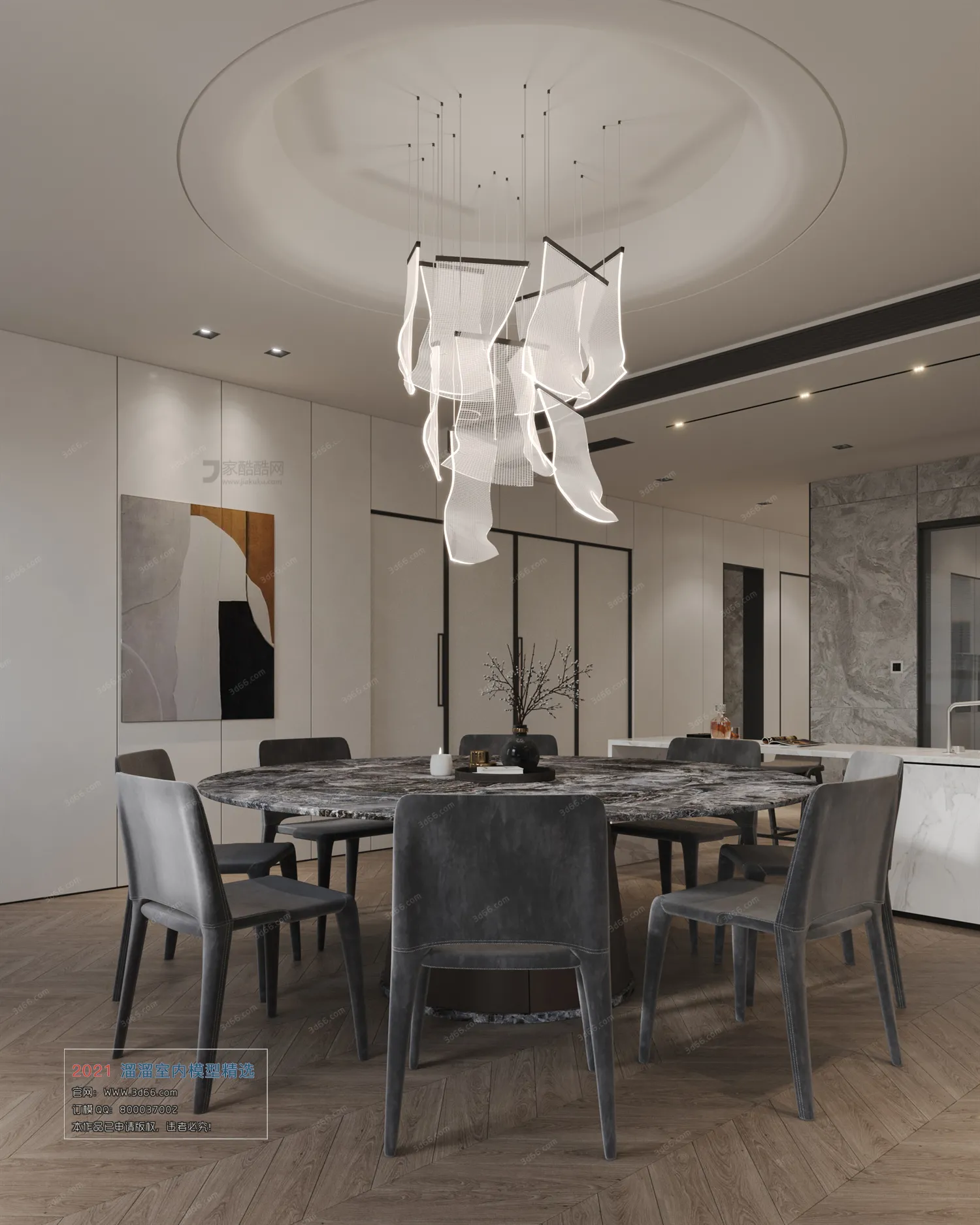 DINING, KITCHEN – A001-Modern style-Corona model
