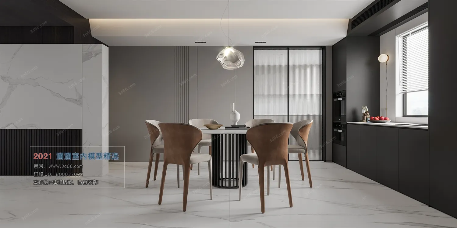 DINING, KITCHEN – A004-Modern style-Corona model