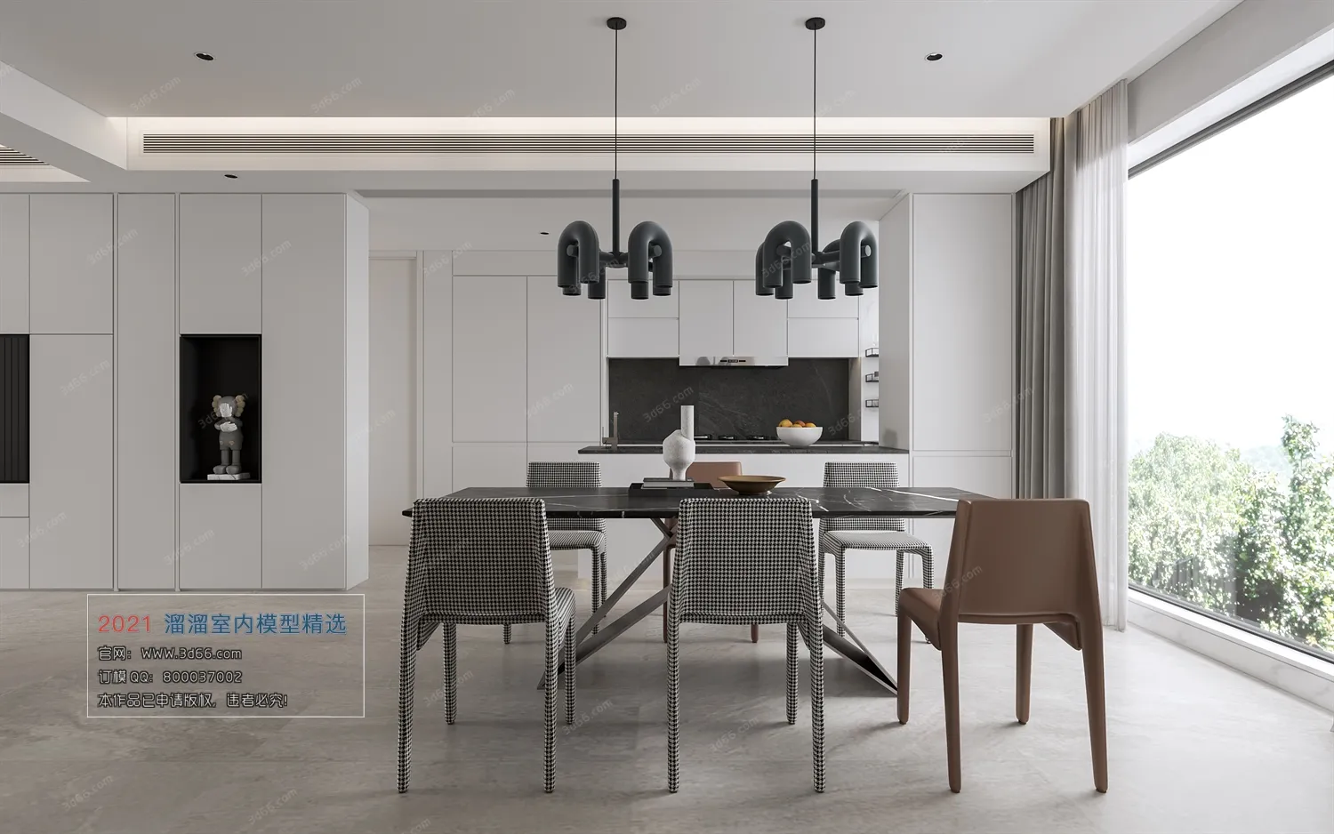 DINING, KITCHEN – A005-Modern style-Corona model