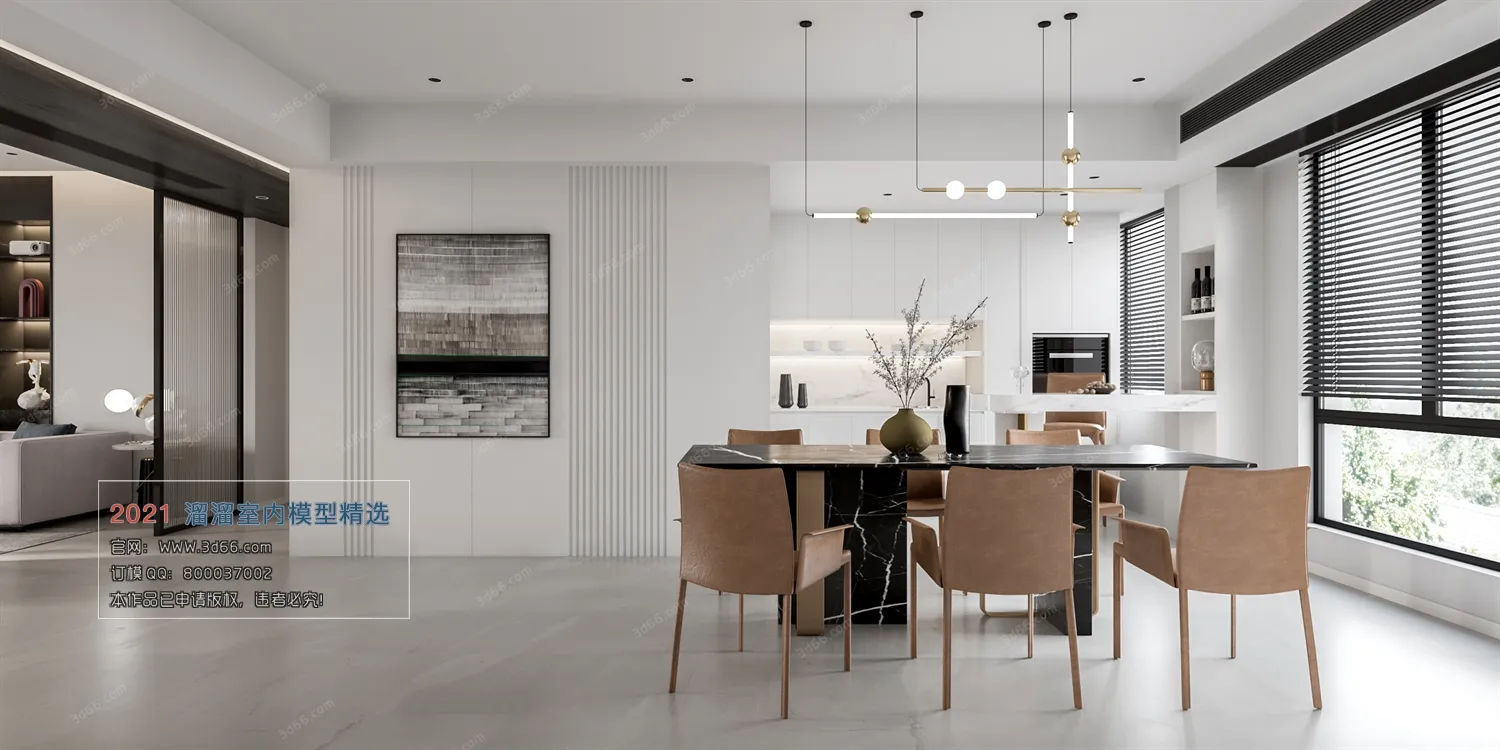 DINING, KITCHEN – A006-Modern style-Corona model