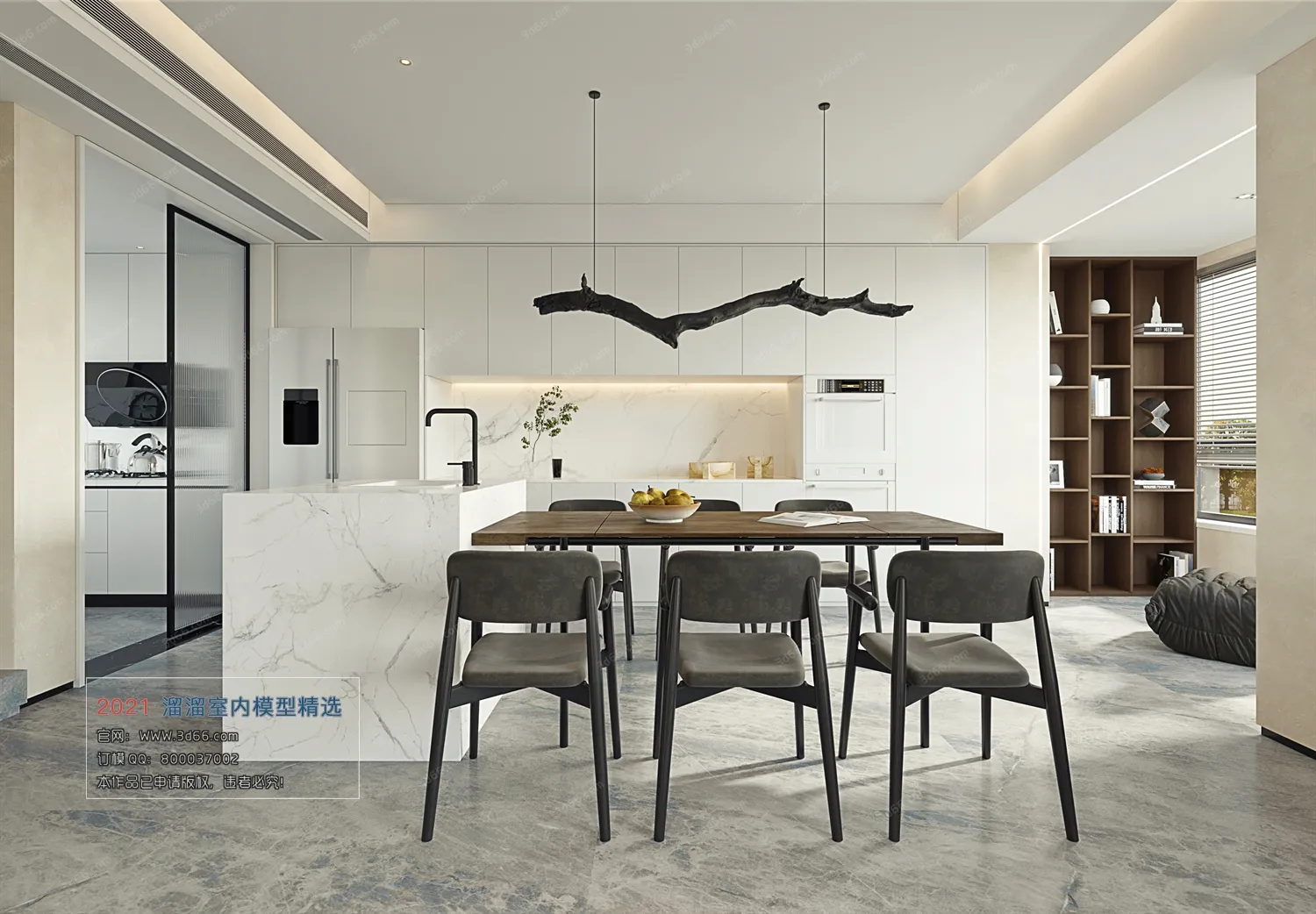 DINING, KITCHEN – A022-Modern style-Corona model
