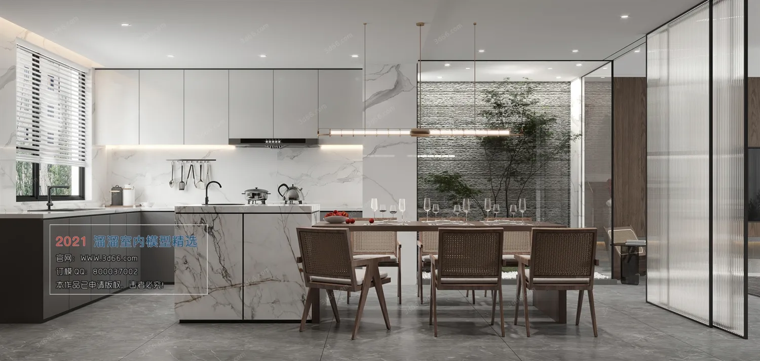 DINING, KITCHEN – A036-Modern style-Corona model