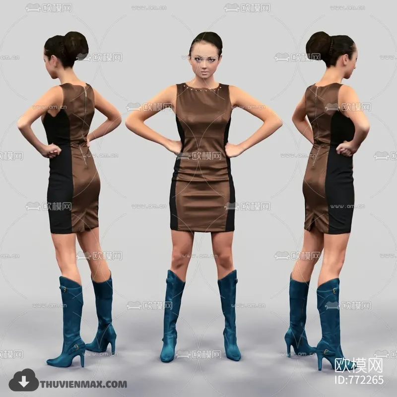 HUMAN PRO 3D MODELS – 044