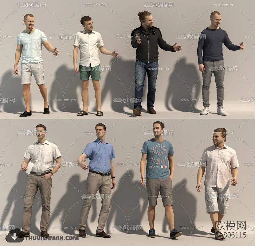 HUMAN PRO 3D MODELS – 073