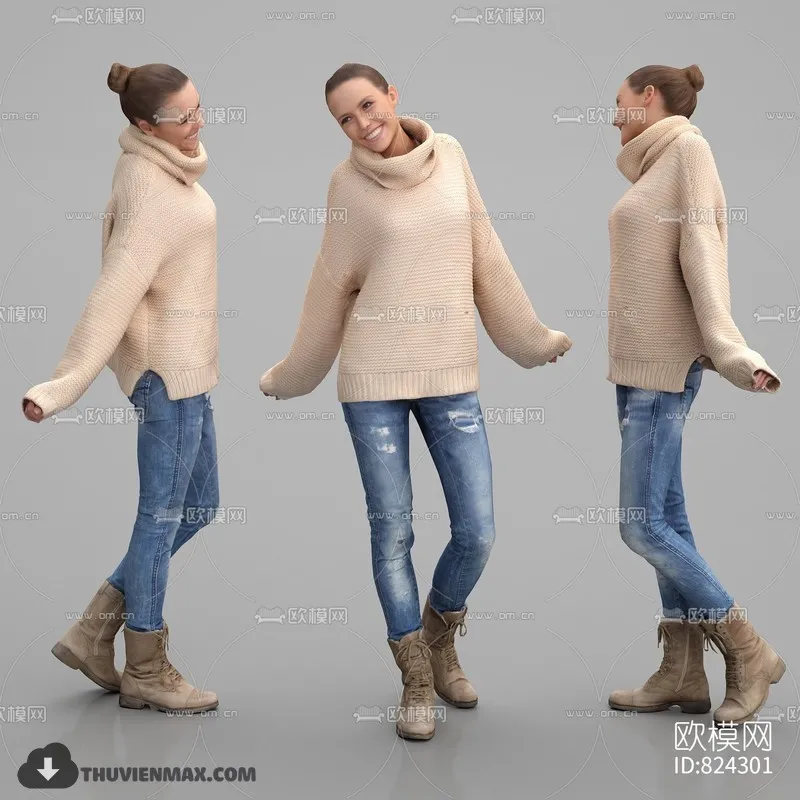 HUMAN PRO 3D MODELS – 092