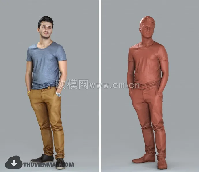 HUMAN PRO 3D MODELS – 001