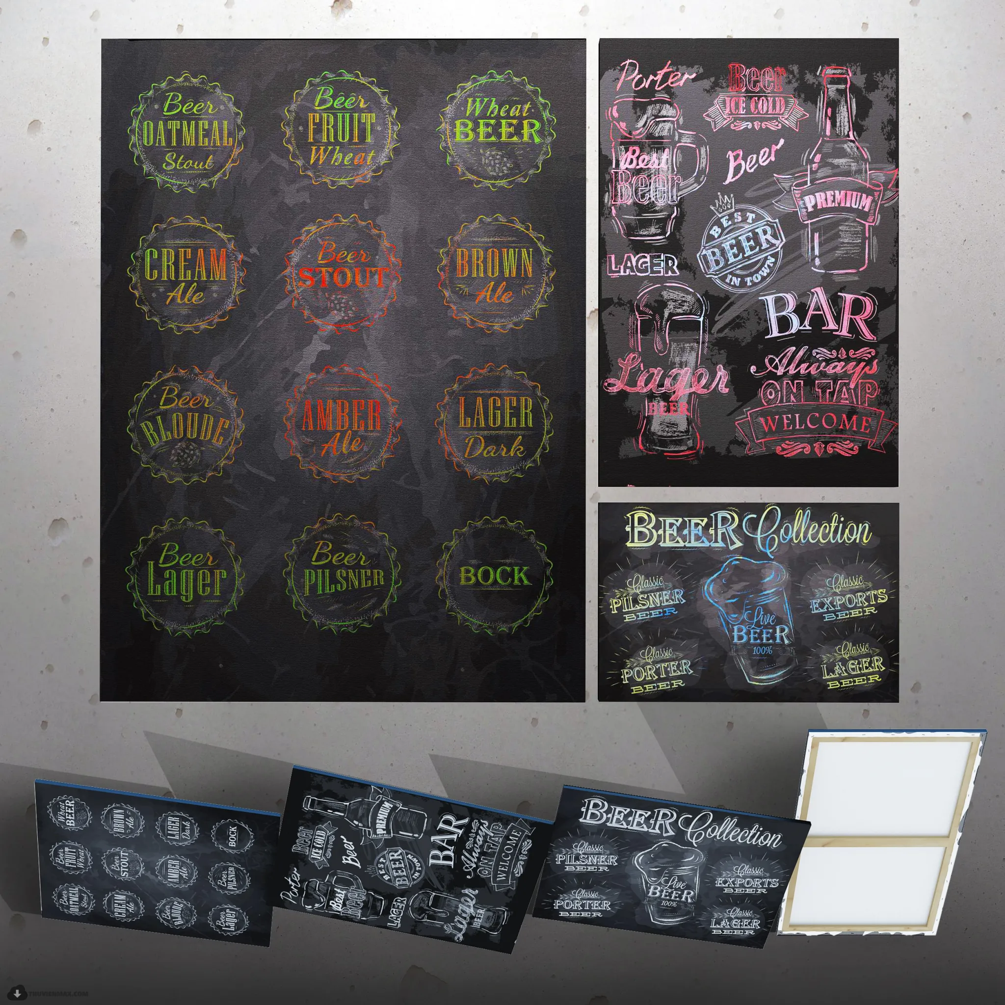 Beer Chalk III 3DS Max - thumbnail 3