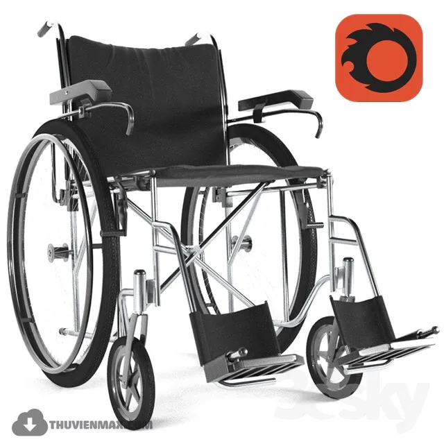 Wheelchair OSD FOR THE COMPETITION 3DS Max - thumbnail 3