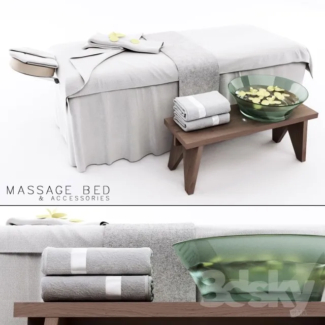 Massage Bed 3DS Max - thumbnail 3