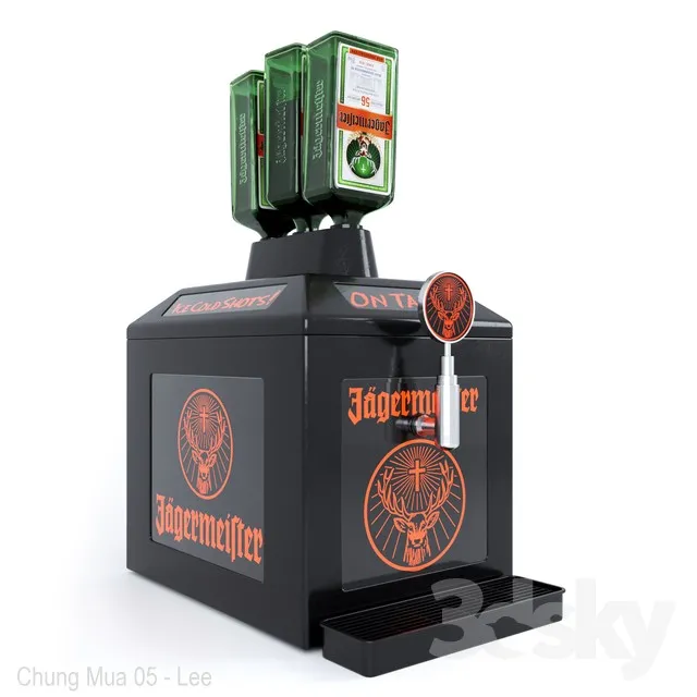 Jagermeister Tap Machine 3DS Max - thumbnail 3