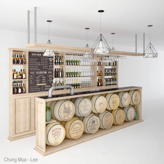 DECOR HELPER – INTERIOR – WINE SHOP 3D MODELS – 5