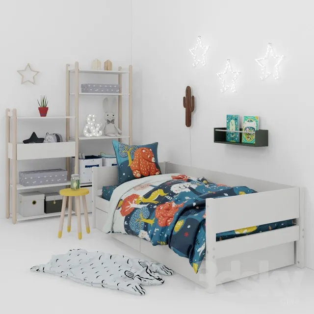 DECOR HELPER – KID – BED 3D MODELS – 26