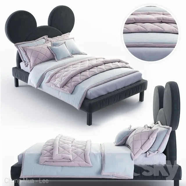 Mickey Mouse – Mickey Mouse bed by DG HOME 3DS Max - thumbnail 3