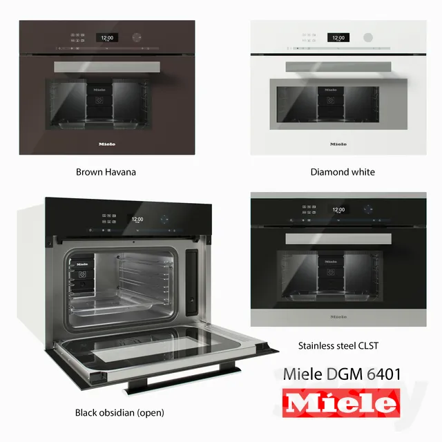 Steamer with microwave oven – Miele DGM 6401 3DS Max - thumbnail 3