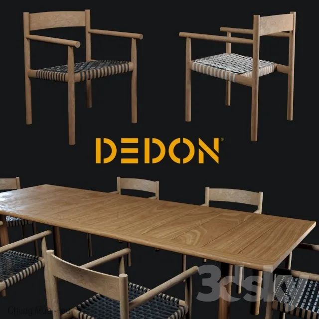 DECOR HELPER – KITCHEN – TABLE SET 3D MODELS – 410