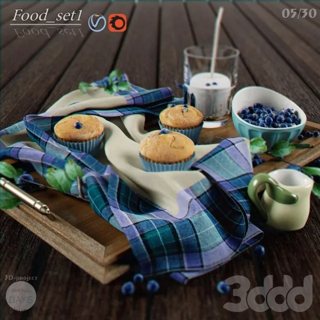 DECOR HELPER – KITCHEN – TABLEWARE 3D MODELS – 106