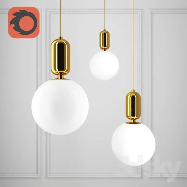 DECOR HELPER – LIGHT – CEILING 3D MODELS – 105