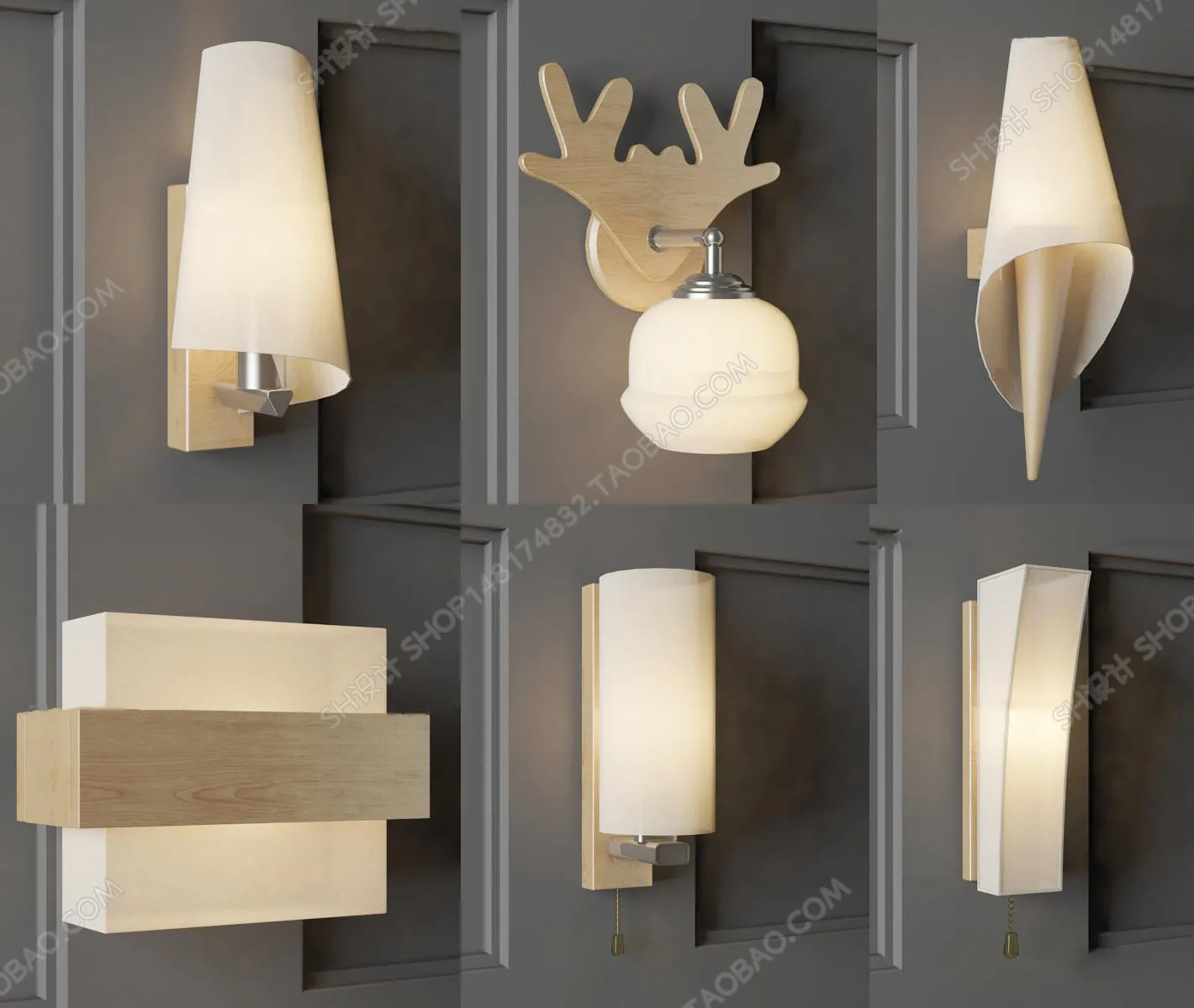 DECOR HELPER – LIGHT – WALL 3D MODELS – 4