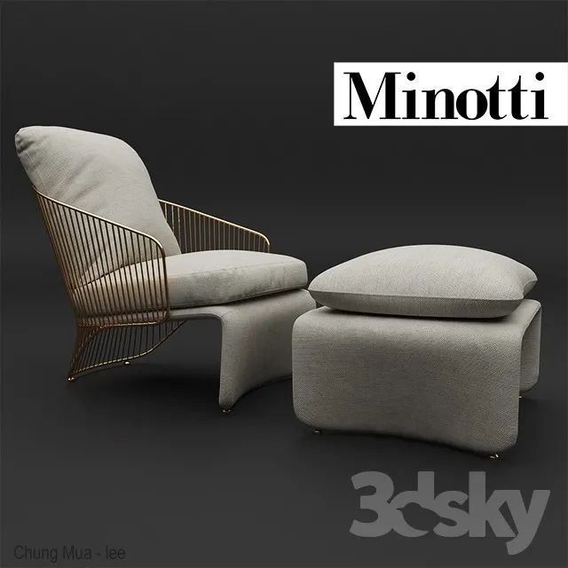 DECOR HELPER – LIVING ROOM – ARMCHAIRS 3D MODELS – 112