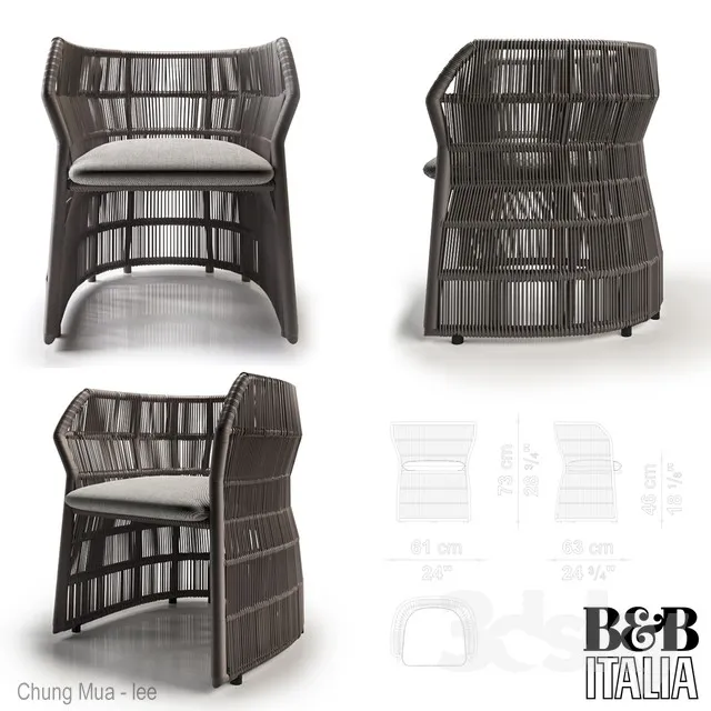 DECOR HELPER – LIVING ROOM – ARMCHAIRS 3D MODELS – 265