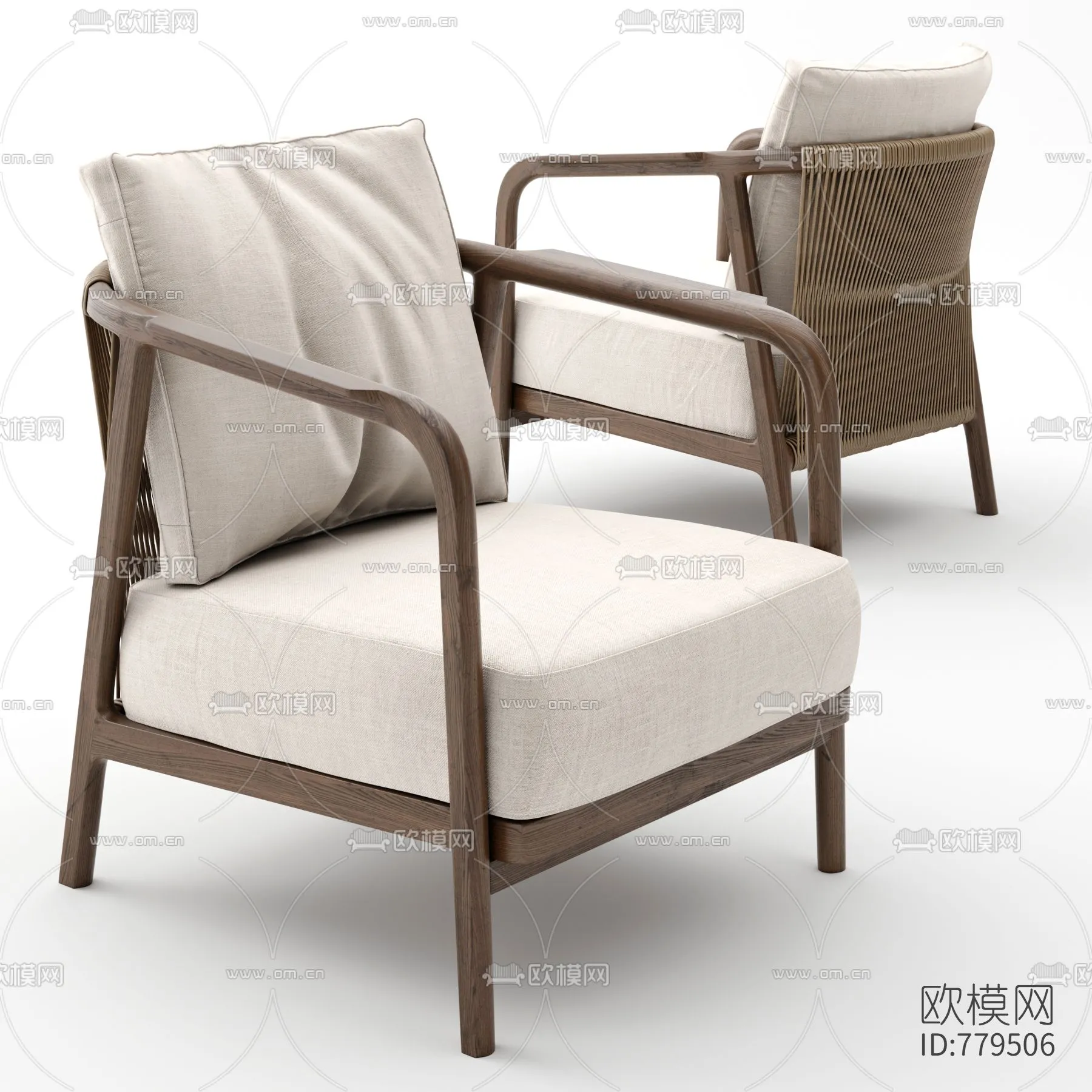 DECOR HELPER – LIVING ROOM – ARMCHAIRS 3D MODELS – 87