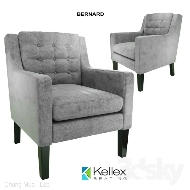 Kellex Seating BERNARD 3DS Max - thumbnail 3