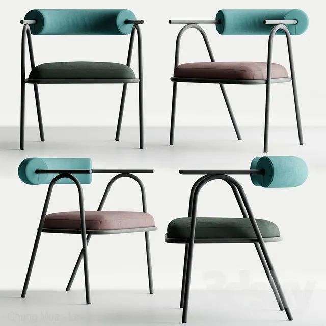 My home collection baba bar stool 3DS Max - thumbnail 3