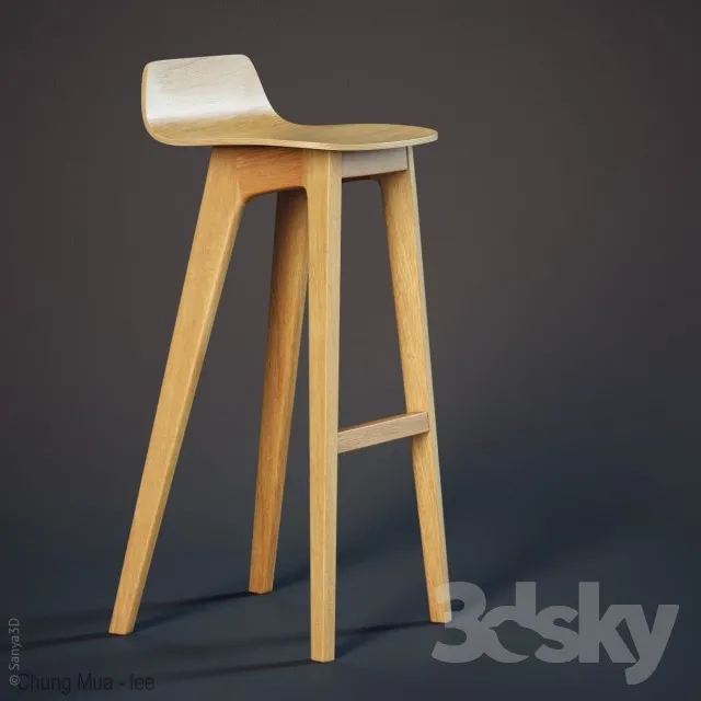 DECOR HELPER – LIVINGROOM – CHAIR – STOOL 3D MODELS – 67