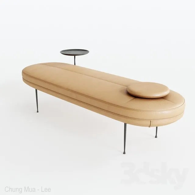 WON Canoe Daybed 3DS Max - thumbnail 3