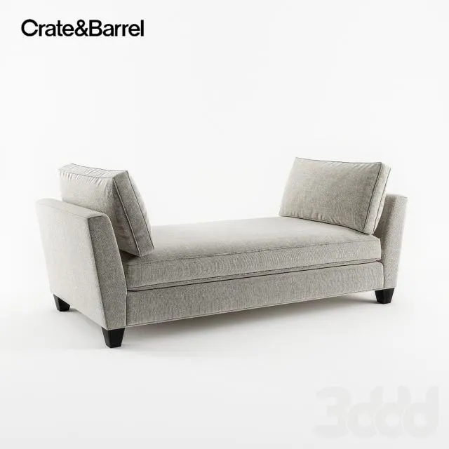 Crate & Barrel banquette 3DS Max - thumbnail 3